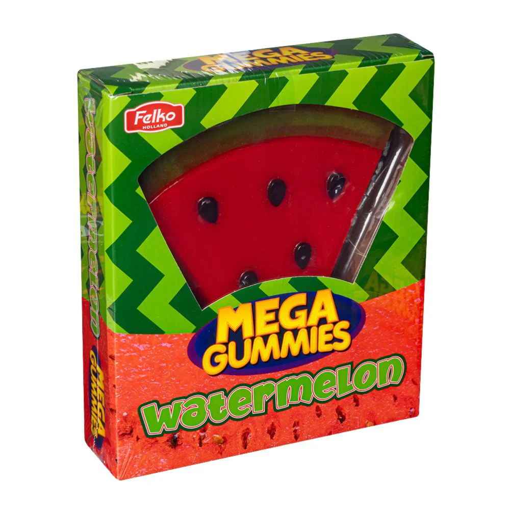 Mega Gummies Watermelon, caramella gommosa a forma di anguria da 600g