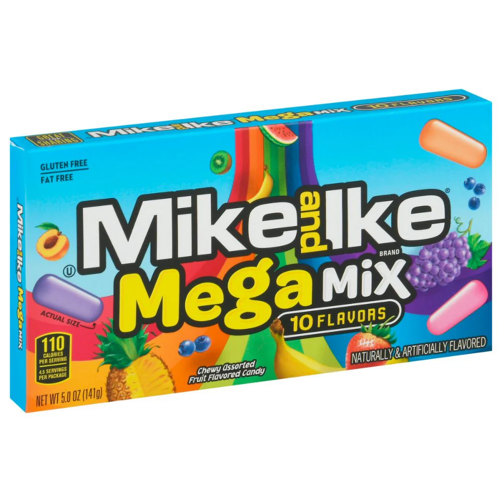 Mike and Ike Mega Mix, caramelle alla frutta da 141g