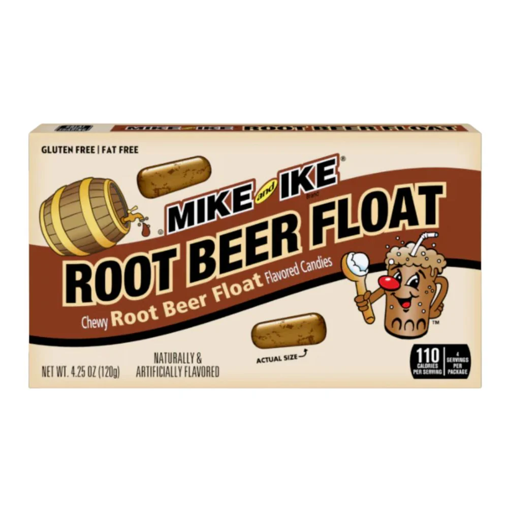 Mike and Ike Root Beer Float, caramelle al gusto di vaniglia da 120g