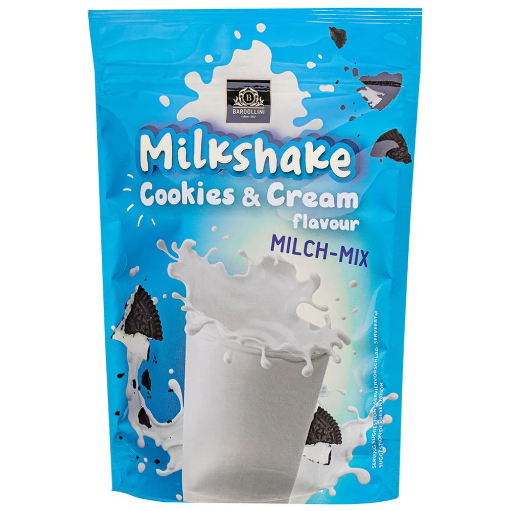 Milch-Mix Milkshake Cookies & Cream, preparato in polvere per milkshake al cookies and cream da 120g