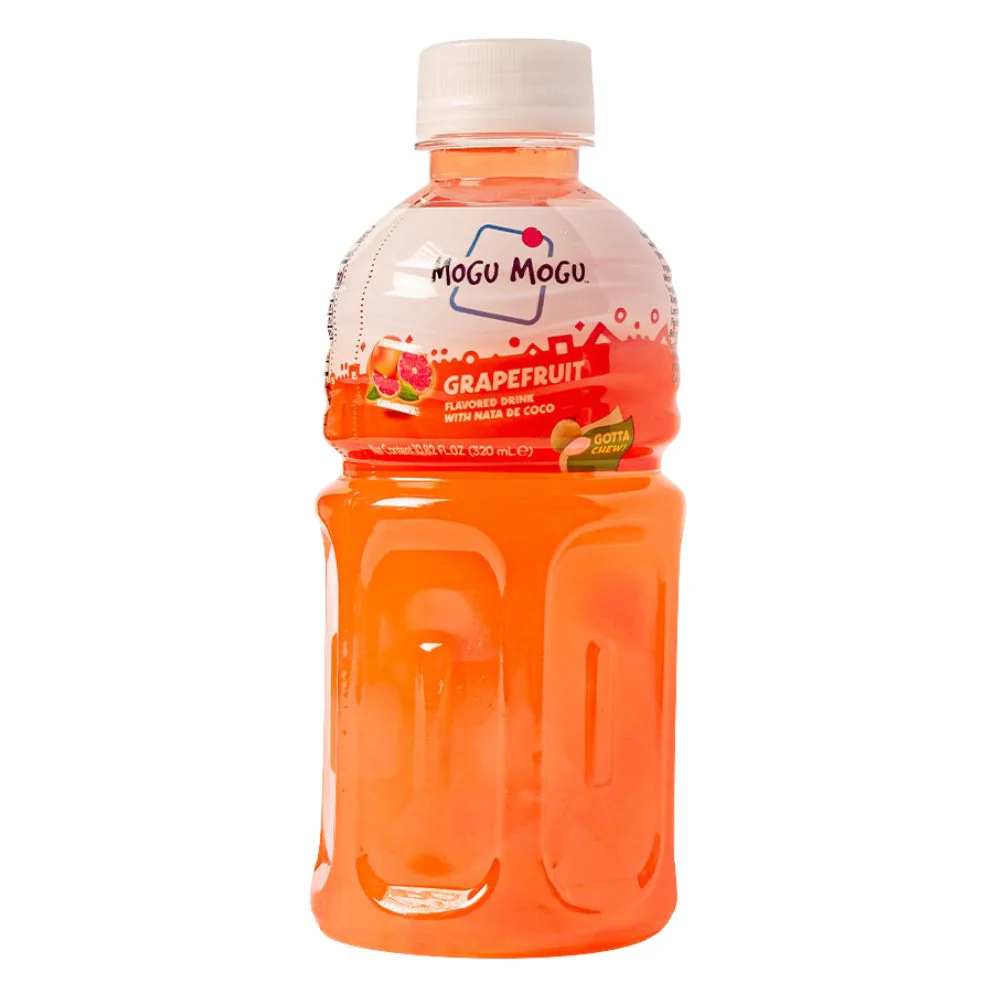 Mogu Mogu Grapefruit Flavored Drink, bevanda al pompelmo e nata de coco da 320ml