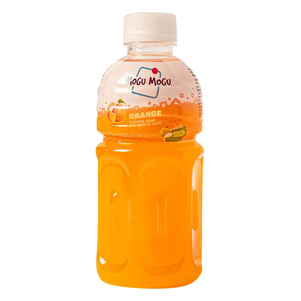 Mogu Mogu Orange, bevanda al succo di arancia e Nata de cocco da 320ml