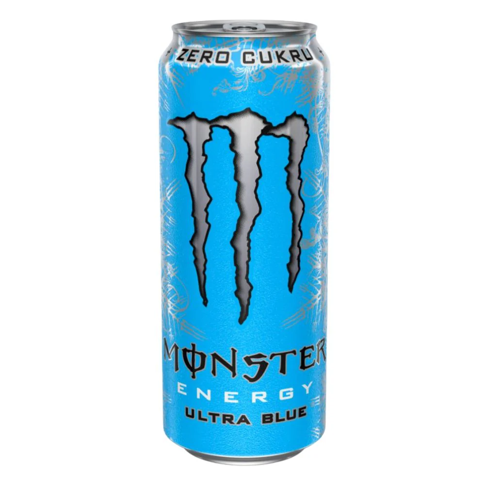 Monster Blue, energy drink ai lamponi da 500ml