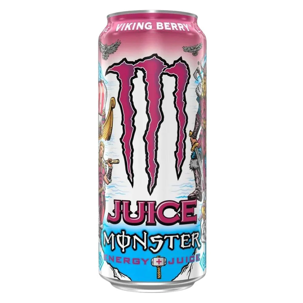Monster Juice Viking Berry, energy drink al gusto frutti di bosco da 473ml