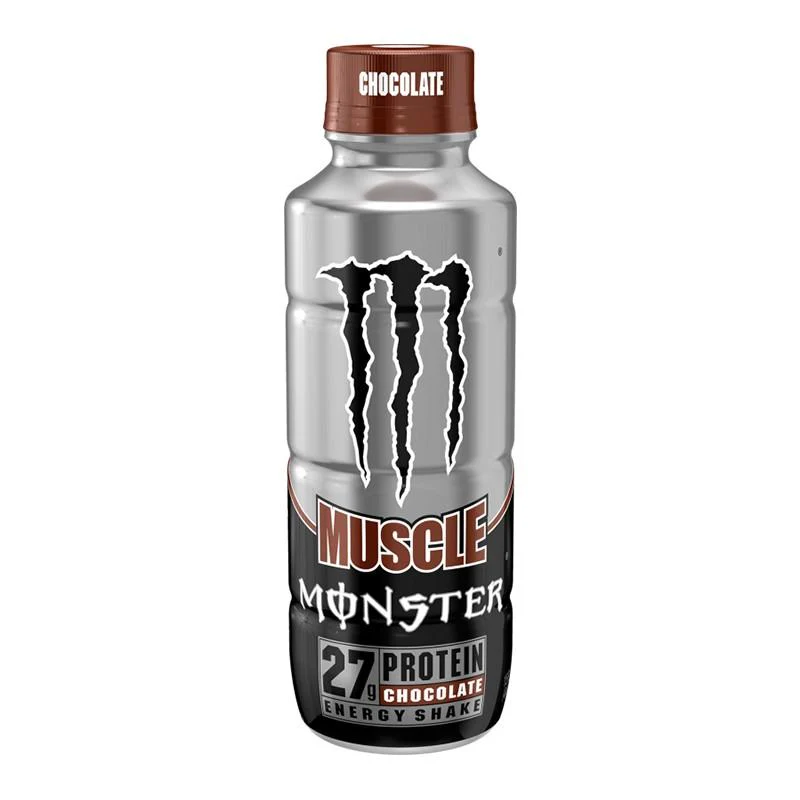 Monster Muscle Chocolate Energy Shake, energy drink al cioccolato da 444 ml