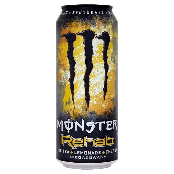 Monster Rehab Ice Tea Lemonade, energy drink al limone da 355 ml
