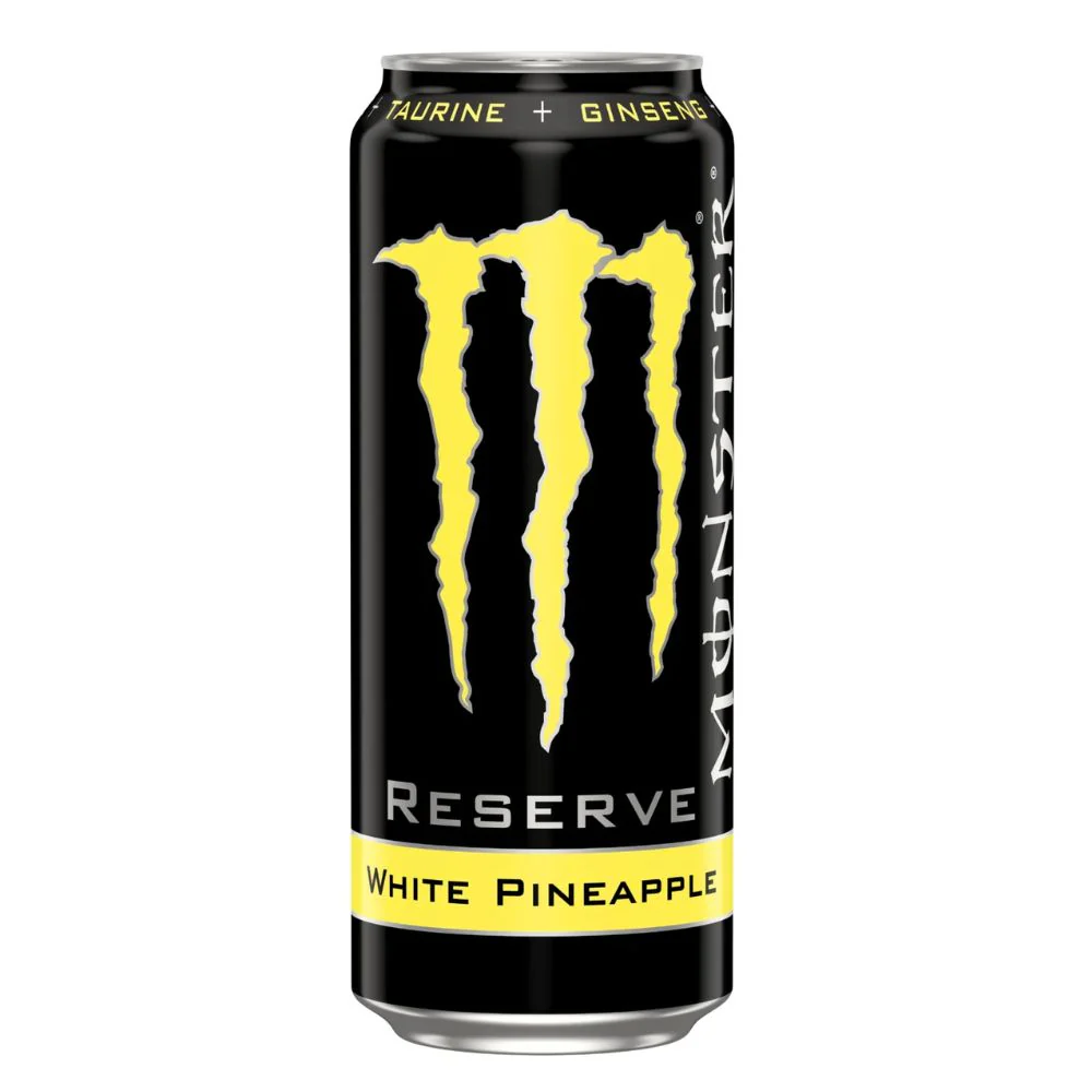 Monster Reserve White Pineapple, energy drink al gusto di ananas da 500ml