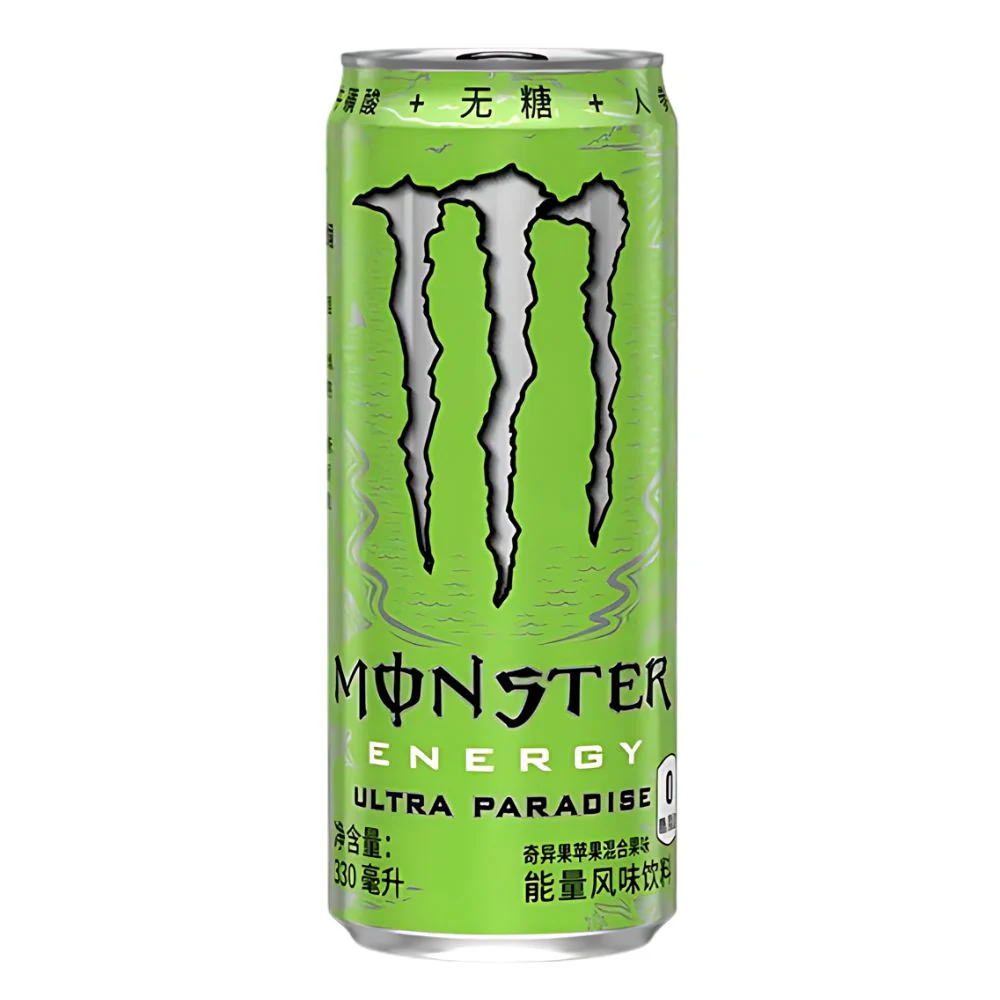 Monster Ultra Paradise, energy drink al gusto di kiwi e mela verde da 330ml