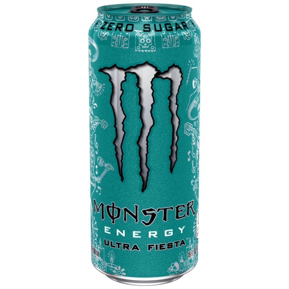 Monster Ultra Zero Fiesta, energy drink al mango da 473 ml
