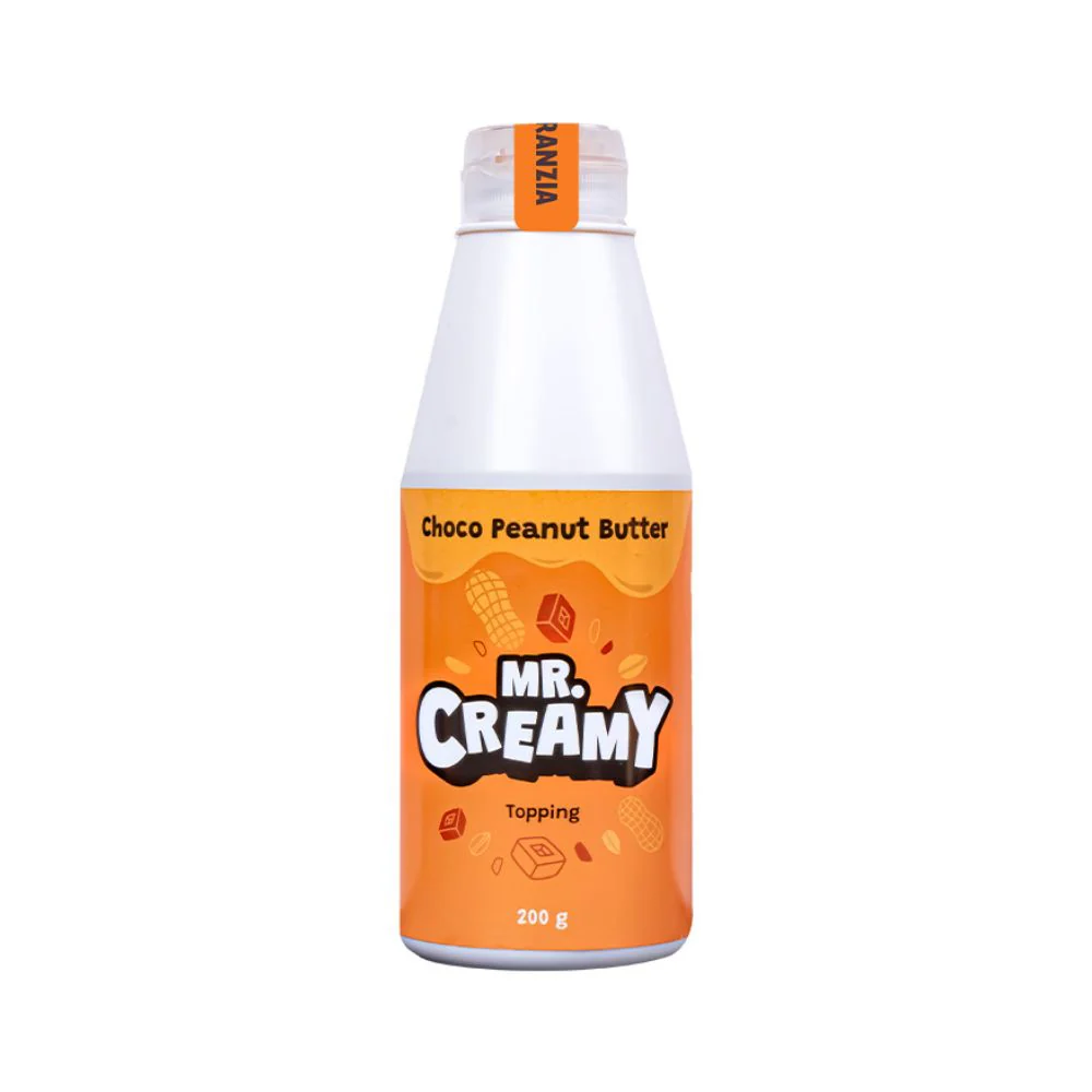 Mr. Creamy Choco Peanut Butter Topping, topping alle arachidi e nocciole da 200g