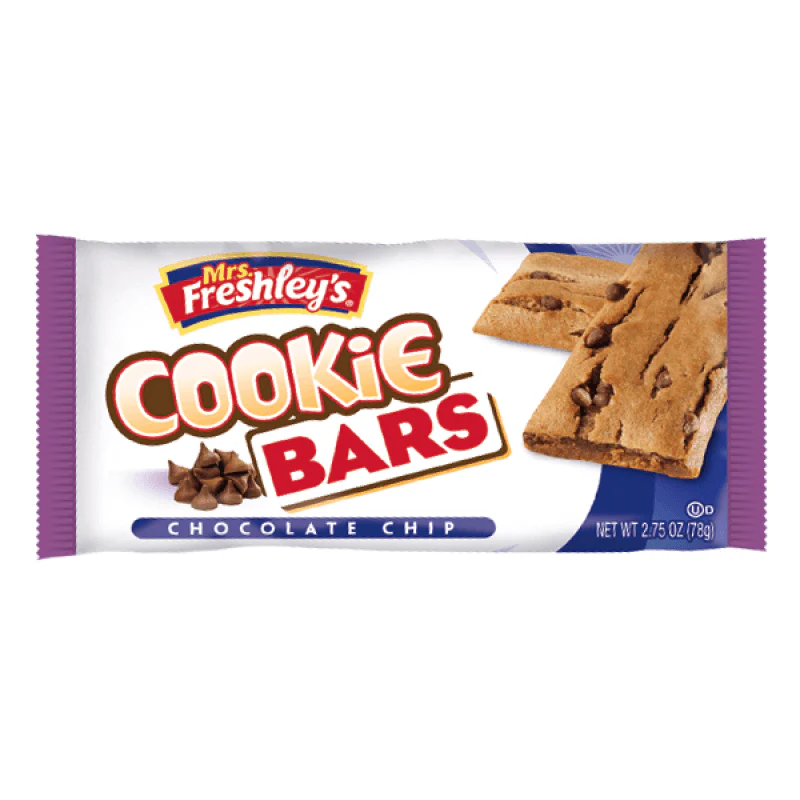 Mrs. Freshley's Cookie Bars, barrette con gocce di cioccolato da 78g