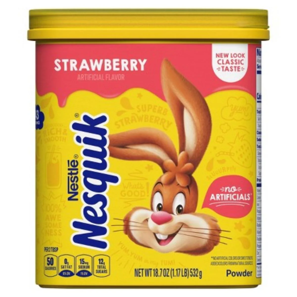 Nesquik Strawberry, polvere per latte alla fragola da 532g