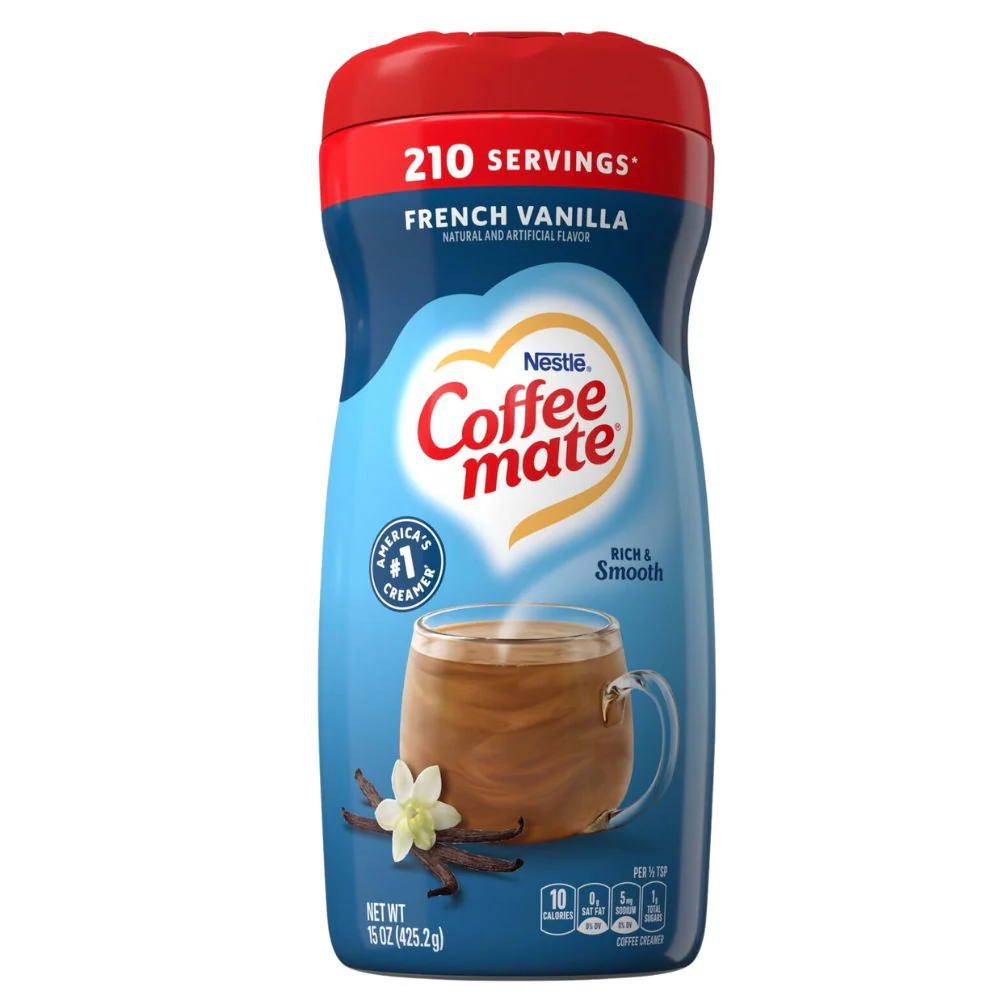 Nestlé Coffee-Mate French Vanilla, miscela in polvere alla vaniglia da 425.2g