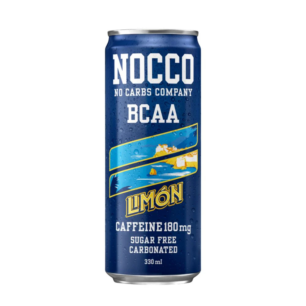 Nocco BCAA Limon, energy drink al limone da 330ml