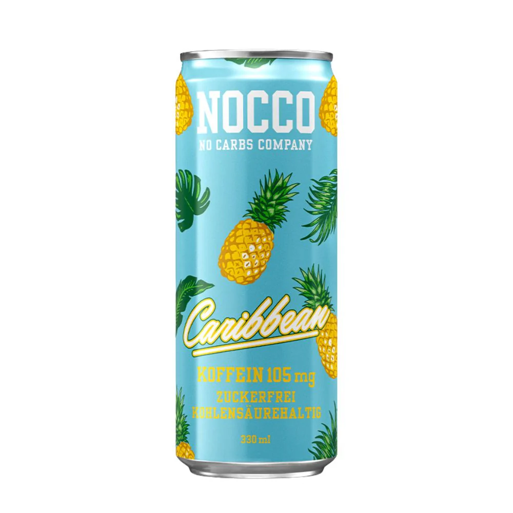 Nocco Caribbean, energy drink al gusto di frutta caraibica da 330ml