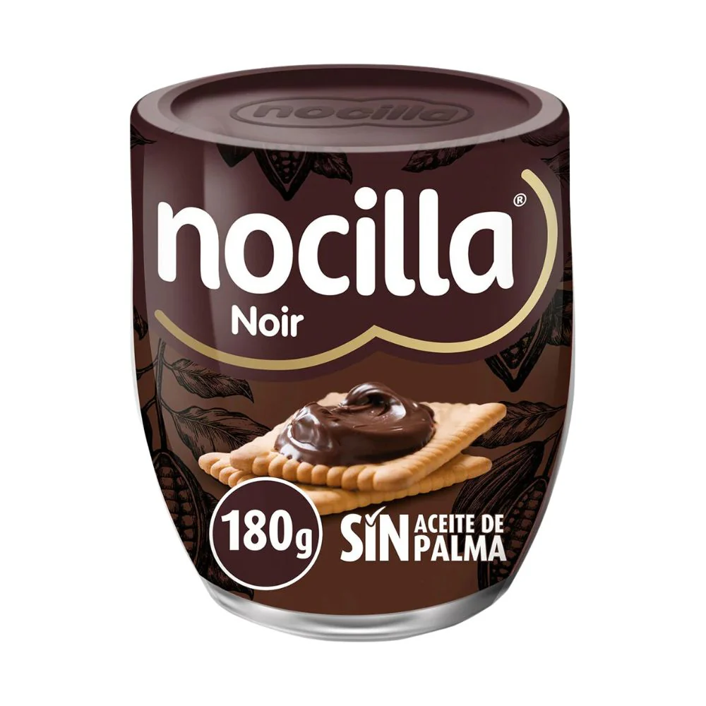 Nocilla Noir, crema spalmabile al cioccolato fondente da 180g