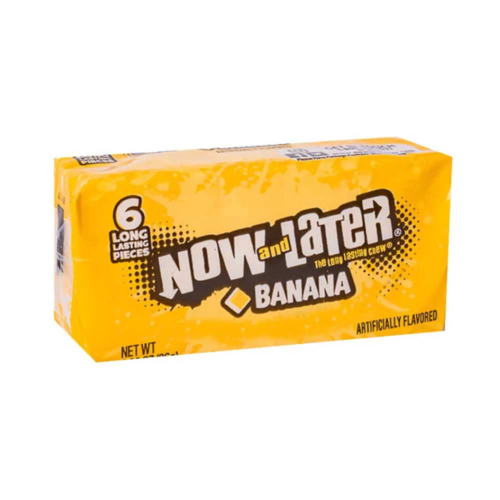 Now Later Banana, caramella alla banana da 26g