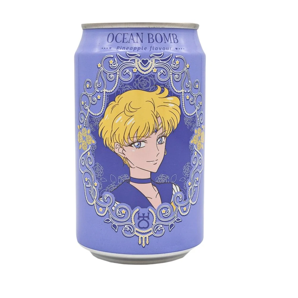 Ocean Bomb Sailor Uranus, bevanda all'ananas da 330ml