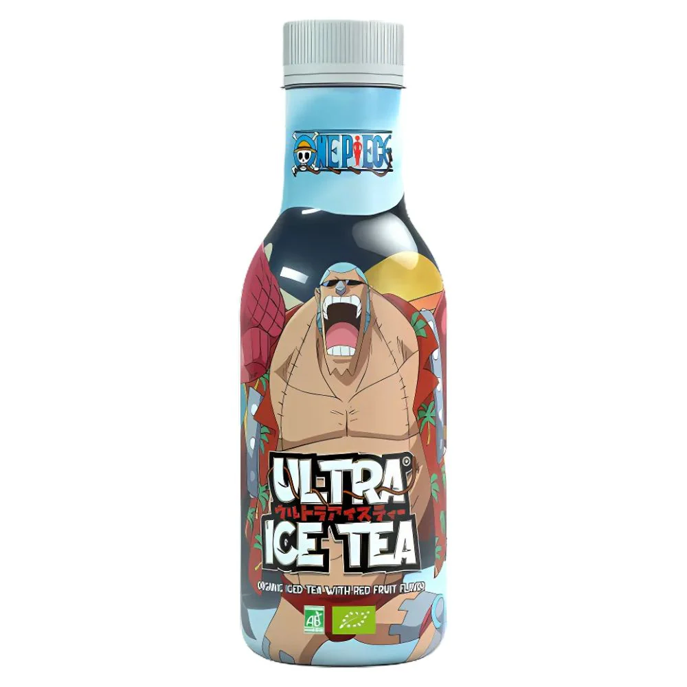 One Piece Ice Tea Franky, tè al gusto di frutti rossi da 500ml