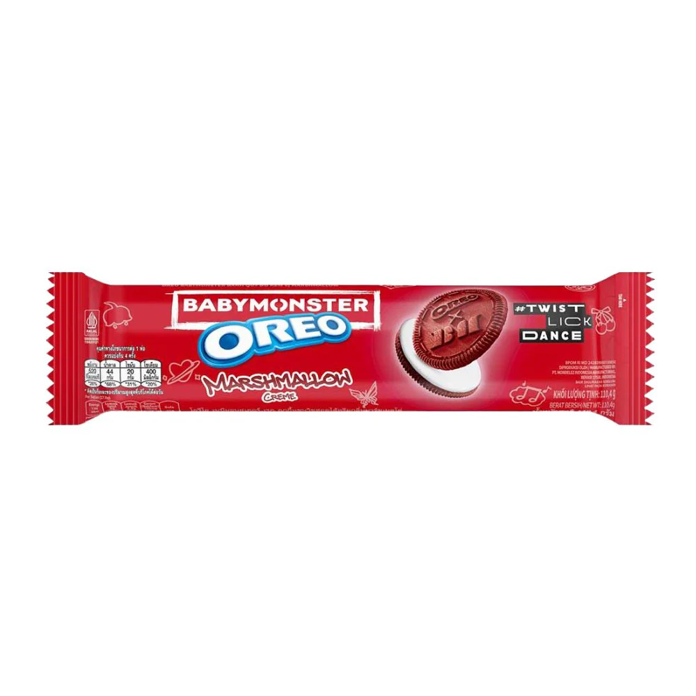 Oreo Babymonster Marshmallow Creme, biscotti Oreo al gusto di marshmalow da 110,4g