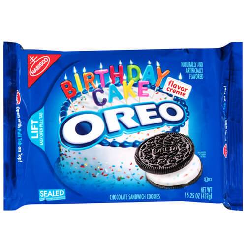 Oreo Birthday Cake, biscotti alla vaniglia da 432g