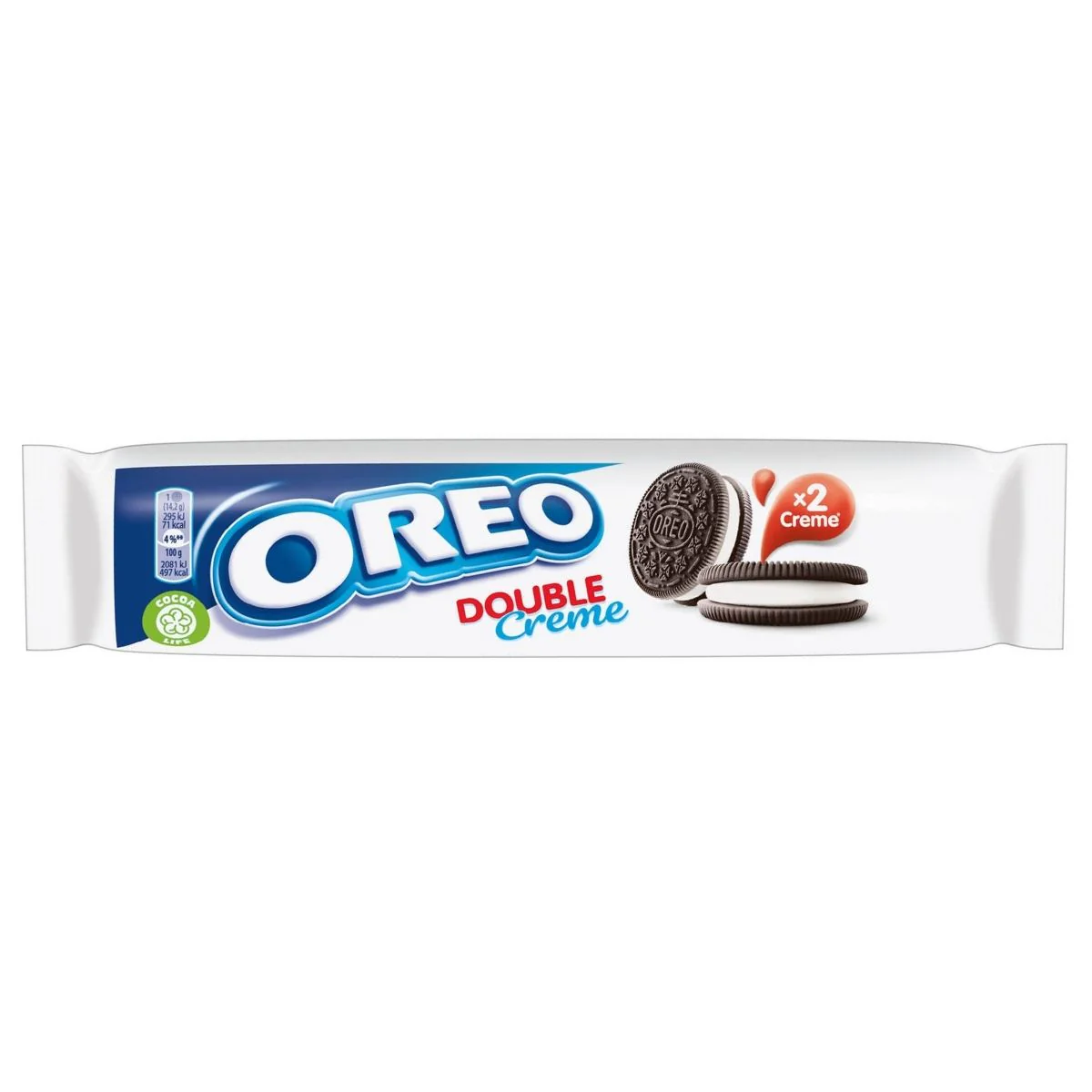 Oreo Double Creme, biscotto ripieno di doppia crema alla vaniglia da 157g