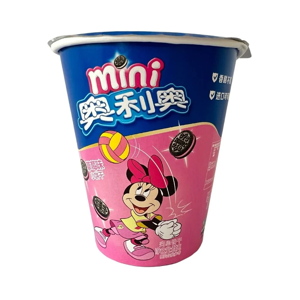 Oreo Mini Minnie, biscotti al cioccolato con crema alla fragola da 55g