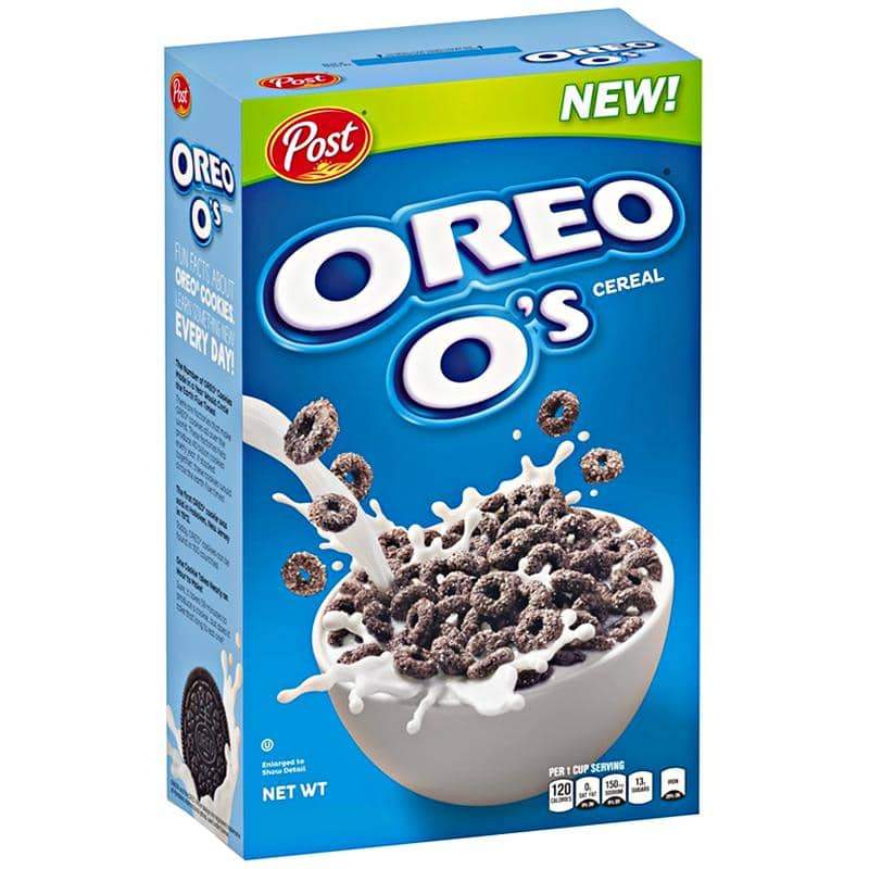 Oreo O's Mega Stuf Cereal, cereali al cioccolato con marshmallow da 467g