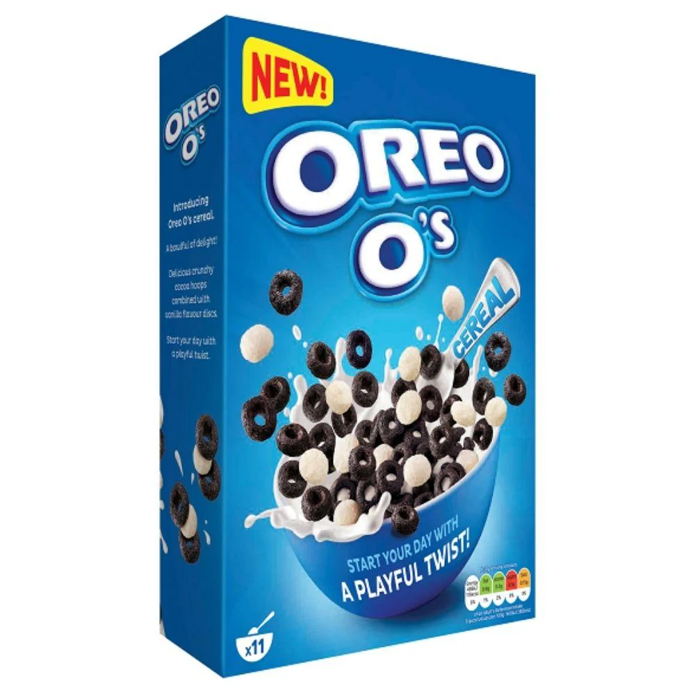 Weetabix Oreo O's, cereali al cioccolato e alla vaniglia da 350g