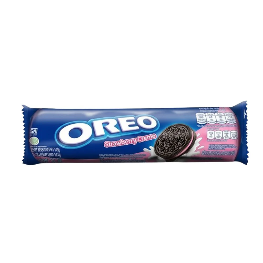 Oreo Strawberry Creme, biscotti con crema al gusto di fragola da 105g