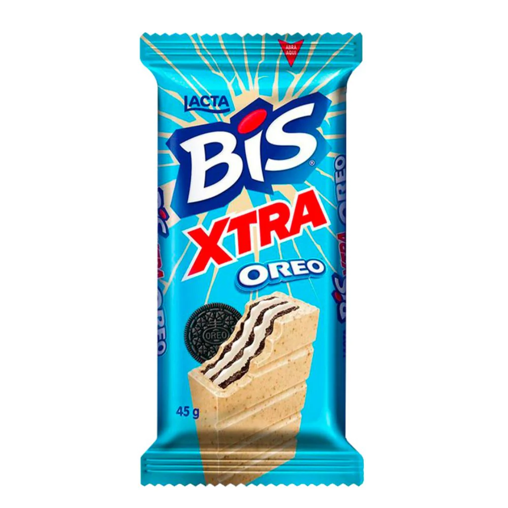 Bis Xtra Oreo, barretta di cioccolato al gusto Oreo da 45g