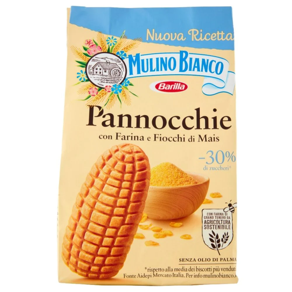 Pannocchie Mulino Bianco, biscotti con fiocchi di mais da 350g