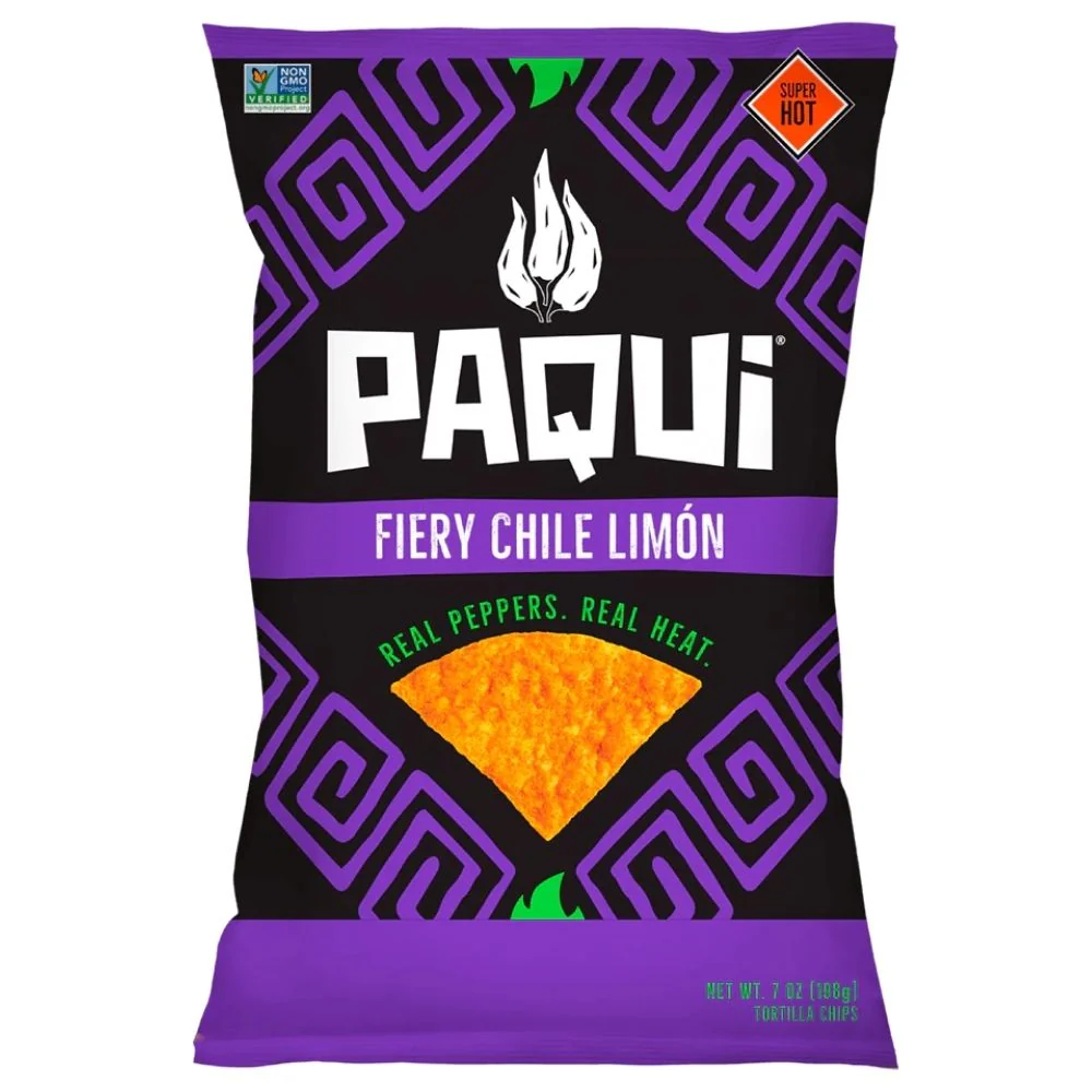Paqui Fiery Chile Limon, nachos piccanti al limone da 198g