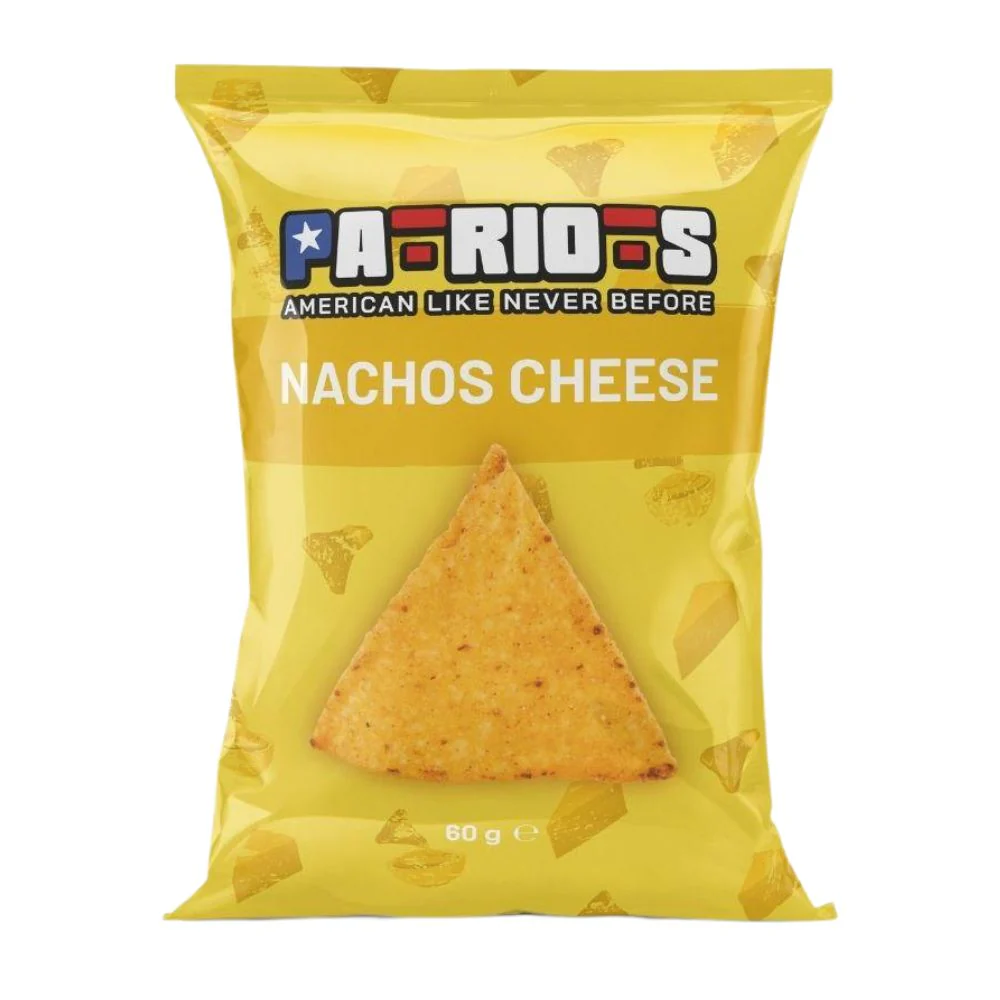 Patriots Nachos Cheese, nachos al formaggio da 60g
