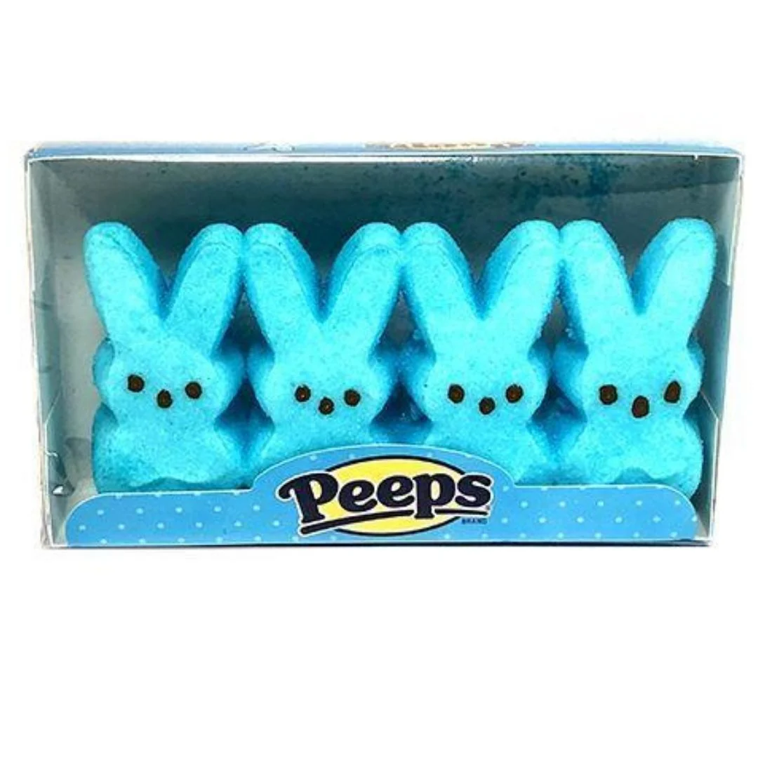 Peep Blue Marshmallow Bunnie, marshmallows a forma di coniglietti da 42g