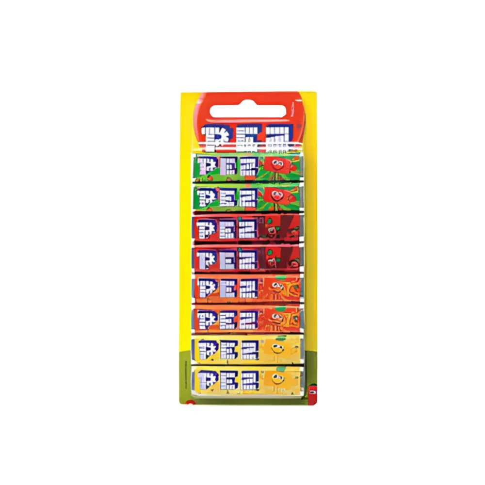 Pez Candy Refill Assorted Flavours, ricariche di caramelle al gusto di frutta da 68g