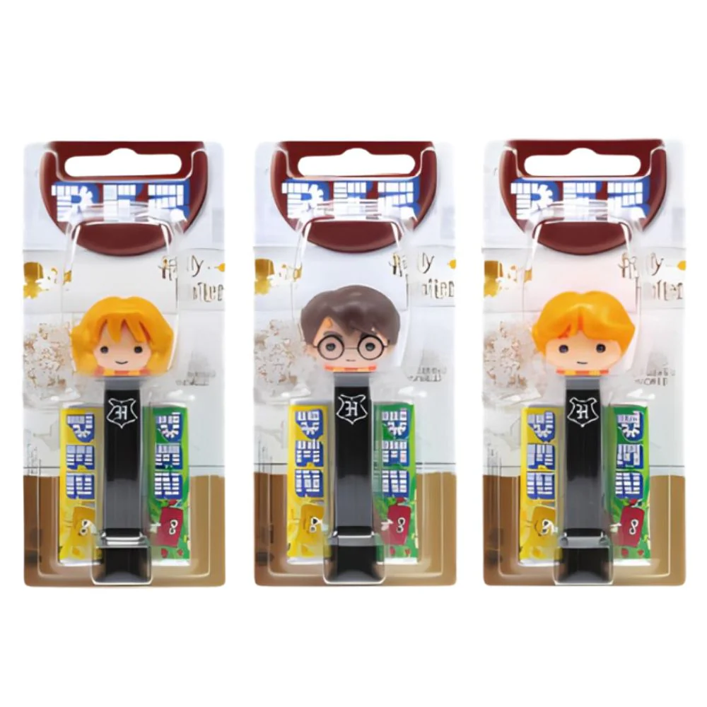 Pez Harry Potter, caramelle al gusto di frutta e personaggio a sorpresa da 17g