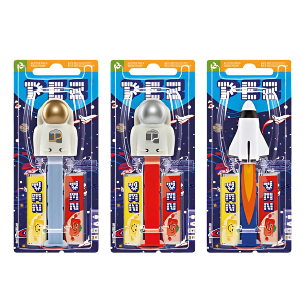 Pez Mars Mission, caramelle al gusto di frutta e personaggio a sorpresa da 17g
