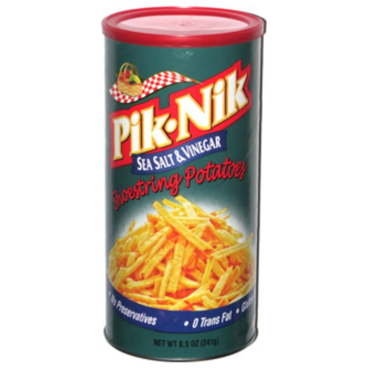 Pik Nik Sea Salt & Vinegar Shoestring Potatoes, patatine sale e aceto da 241g