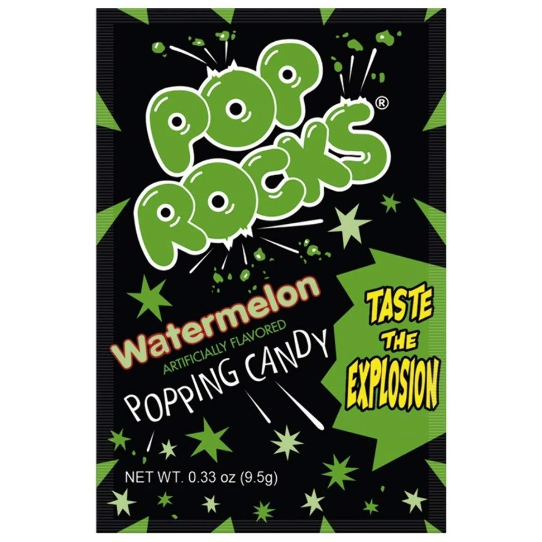 Pop Rocks Watermelon, caramella all'anguria da 10.5g