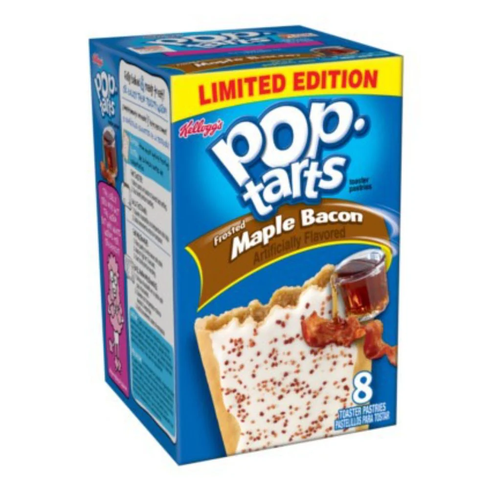 Pop Tarts Maple Bacon, biscotti al bacon con sciroppo d'acero da 400g