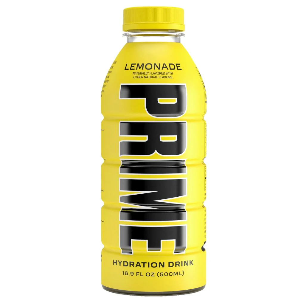 Prime Hydration Lemonade, bevanda aromatizzata al gusto di limone da 500ml