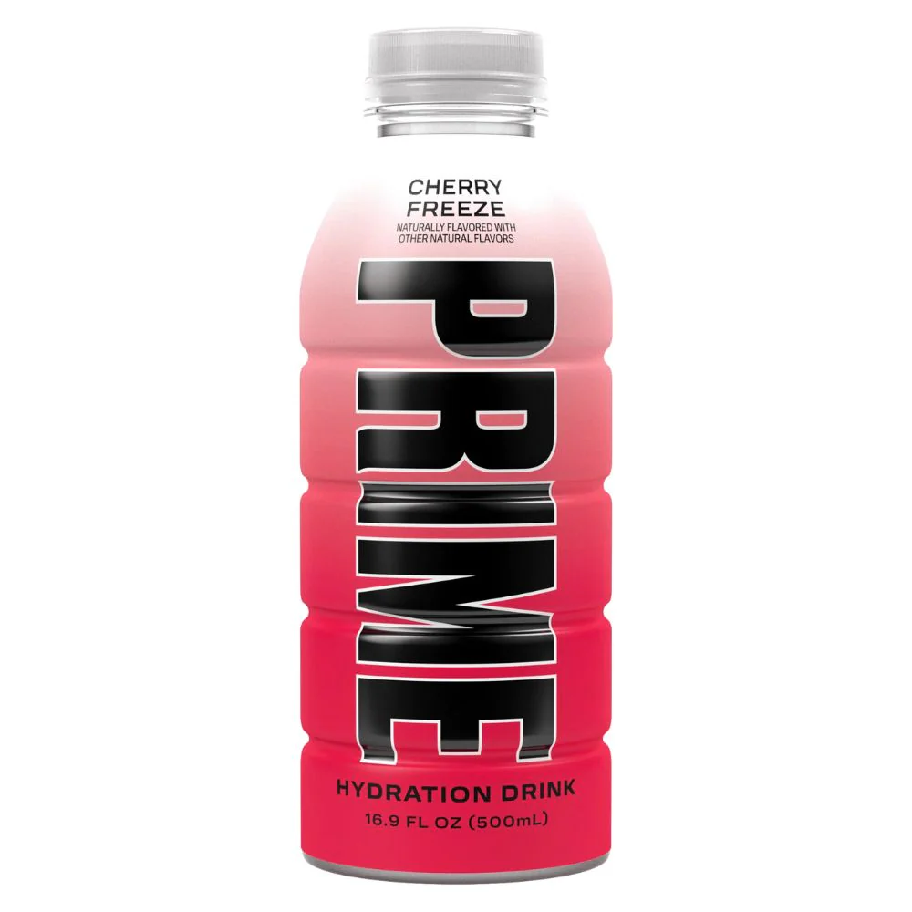 Prime Hydration Cherry Freeze, bevanda aromatizzata al gusto di ciliegia da 500ml
