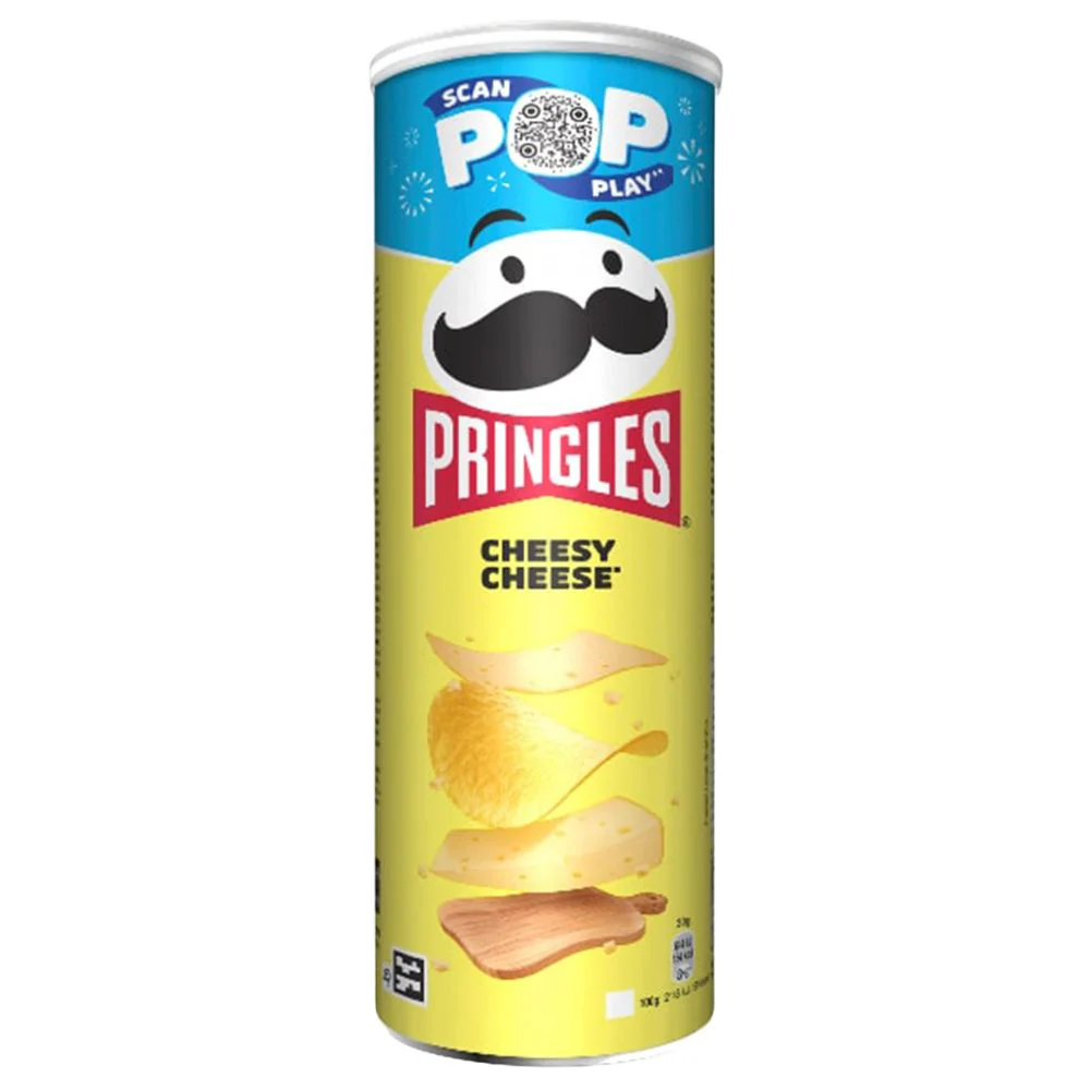 Pringles Cheesy Cheese, patatine al gusto di formaggio da 165g