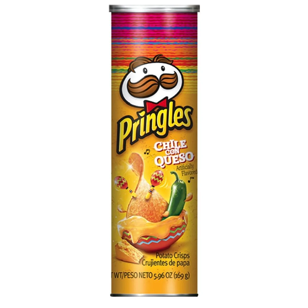 Pringles Chile Con Queso, patatine al formaggio piccante da 158g