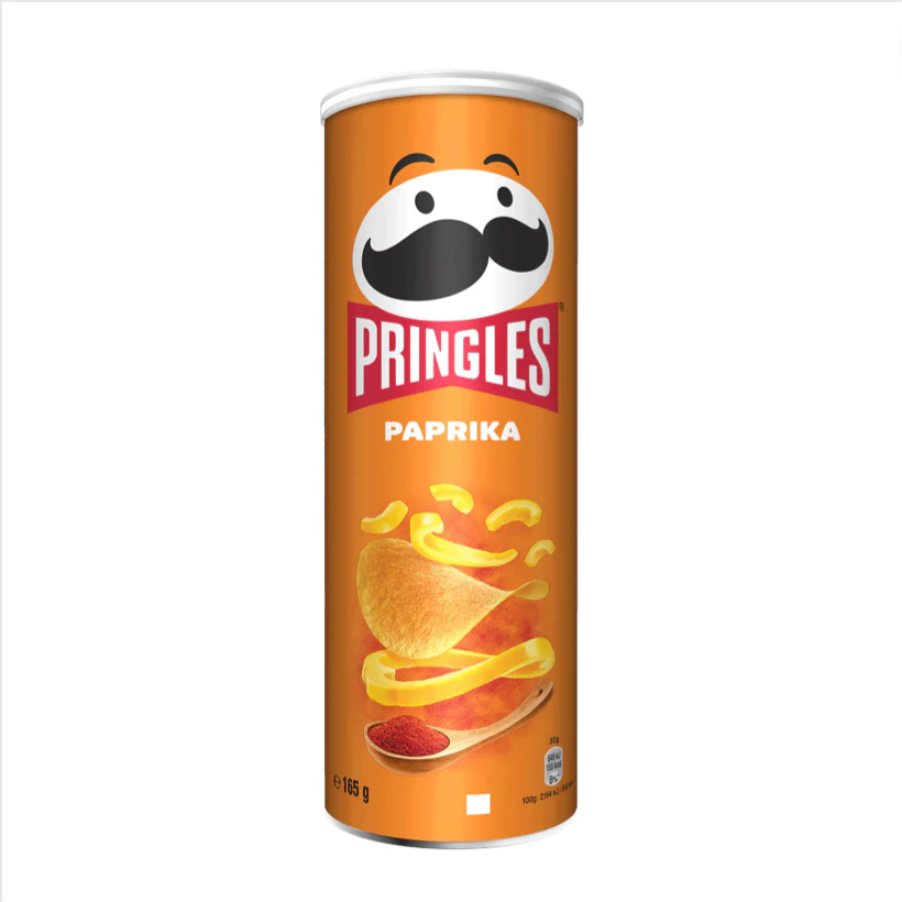 Pringles Paprika, tubo di patatine alla paprika da 165g