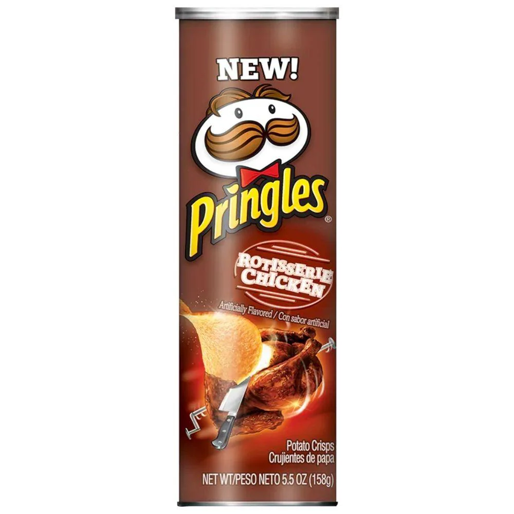 Pringles Rotisserie Chicken, patatine al gusto di pollo arrosto da 158g