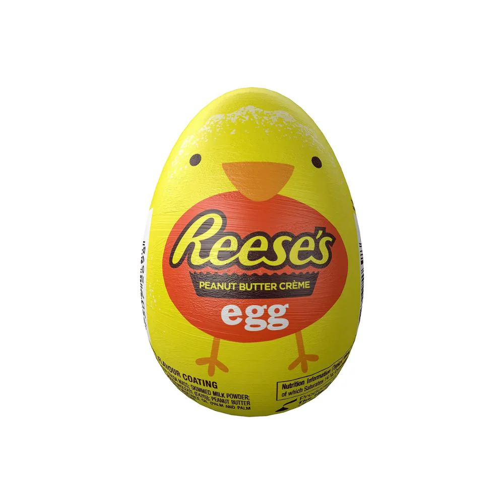 Reese's Peanut Butter Filled Egg, uovo di cioccolato al latte con crema al burro di arachidi da 34g