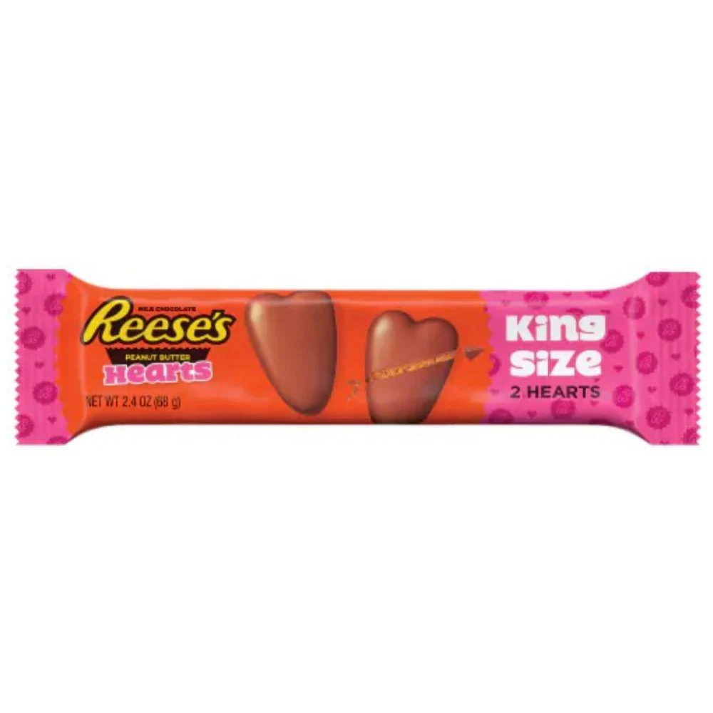 Reese's Peanut Butter Hearts, cioccolatini al burro d'arachidi da 68g