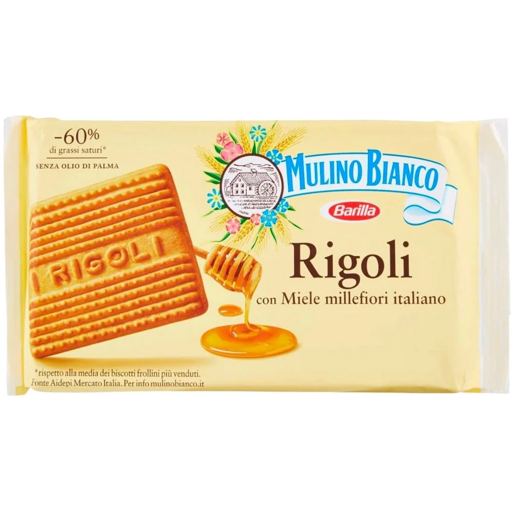 Rigoli Mulino Bianco, biscotti con latte e miele da 800g